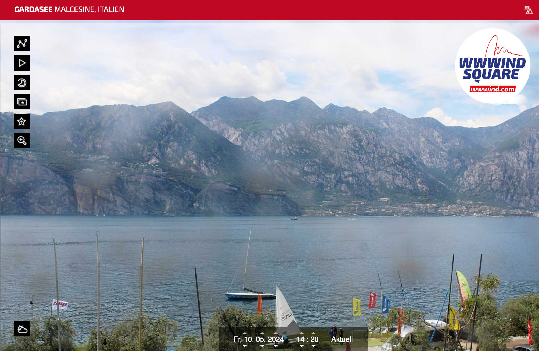 Live Webcam Lake Garda Malcesine