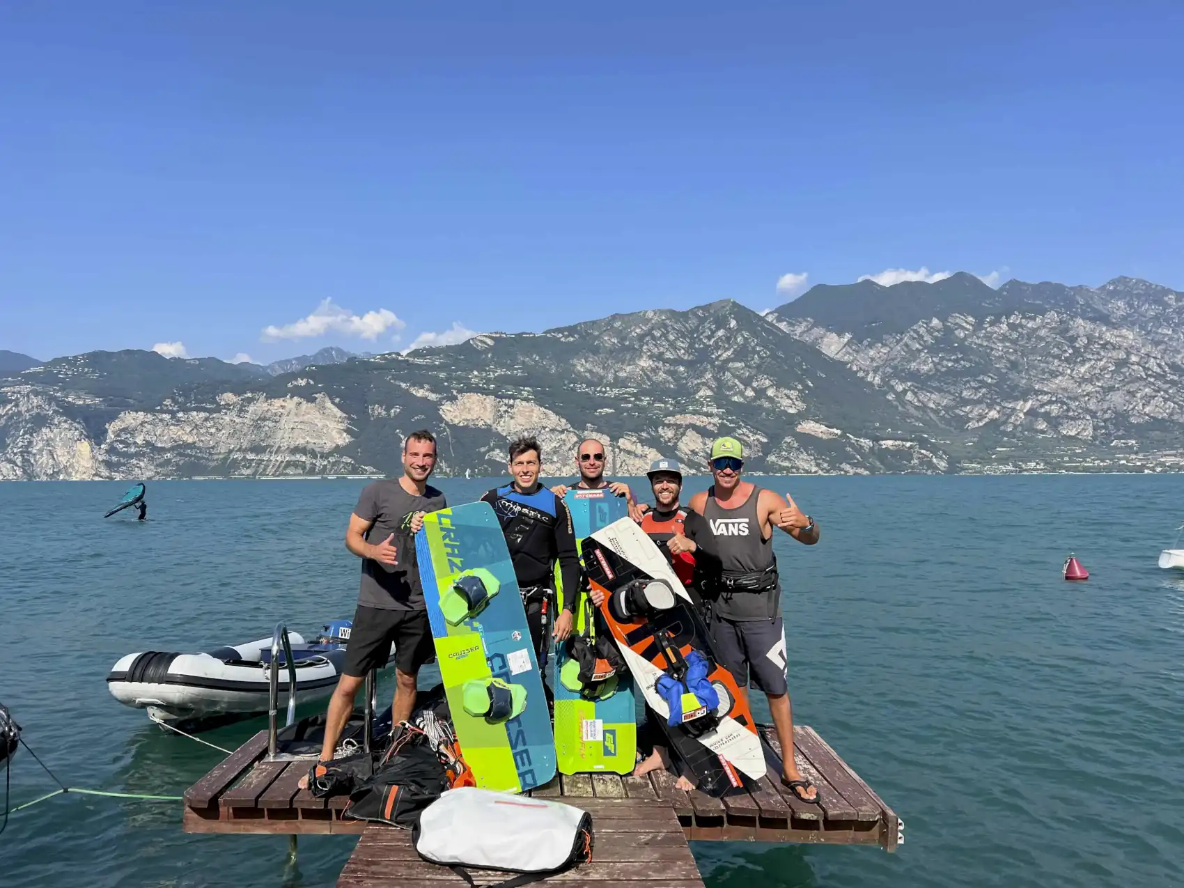 Kitesurf Anfänger Kurs in Malcesine Gardasee